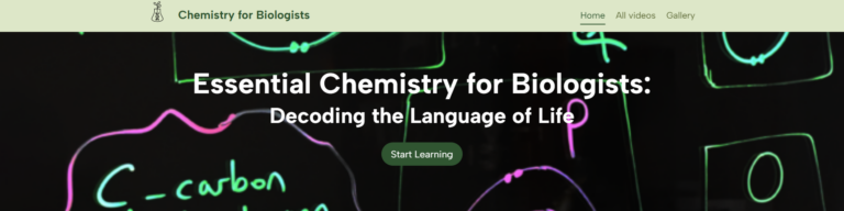 Essential Chemistry for Biologists: Decoding the Language of Life