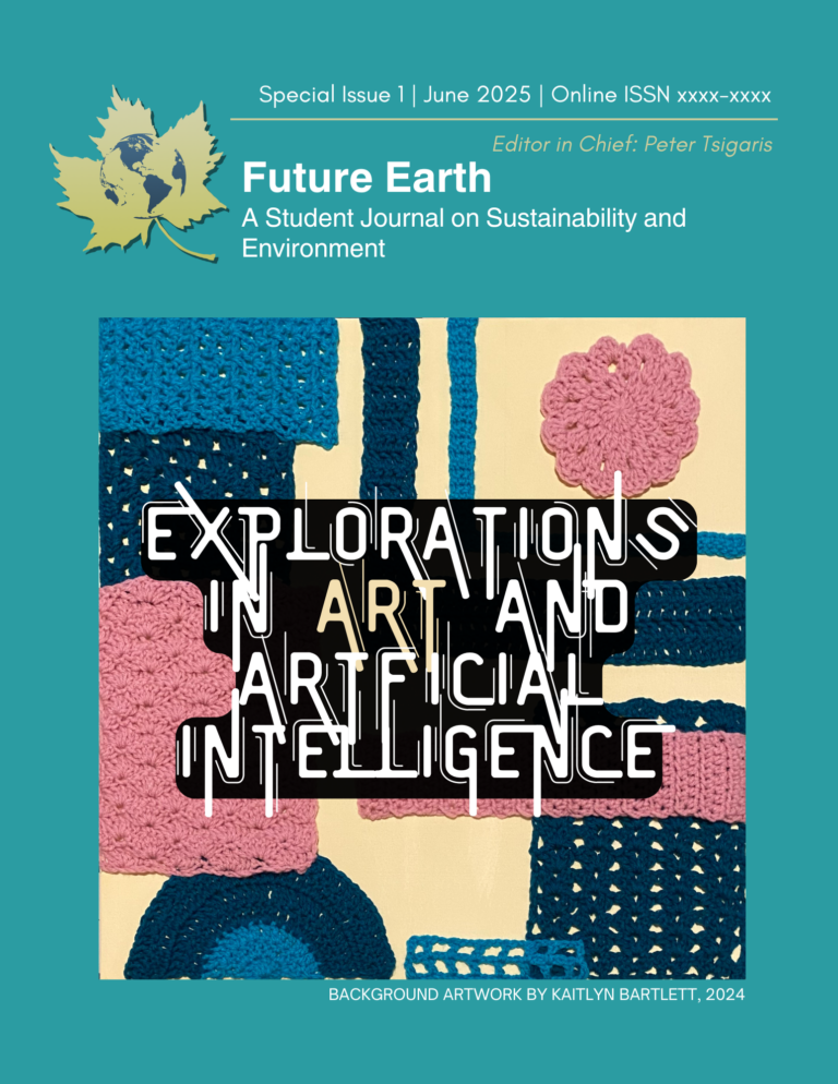Explorations in Art and Artificial Intelligence – Future Earth Journal (Special Issue)